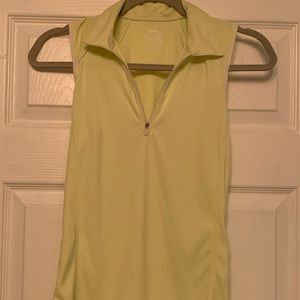 Key lime green Slazenger women’s golf polo